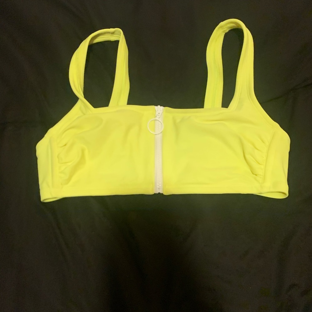 yellow bikini top